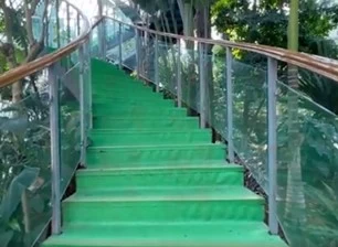 Kioo cha Stair Railing