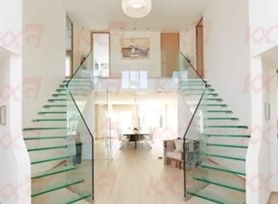 Escaleras de vidrio antideslizante