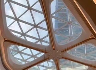 Uchapishaji wa Mall Glass ya Skylight
