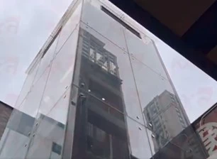Elevator Laminated Safety Glass Wall