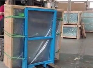 Paquete de marco de hierro de vidrio de construcción