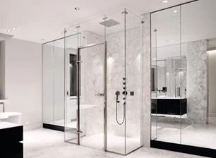How to choose bathroom shower glass partition