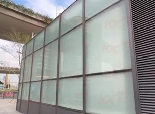 Frosted Tempered Insulated Glass Facade