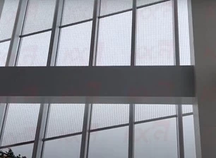 Polka-Dot Curtain Wall Glass