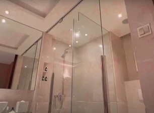 Sliding Bathroom Door Tempered Safety Glass