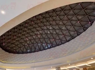Cửa sổ trời bằng kính hiệu ứng Mall Dot