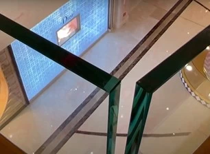 Thick Glass Railing In Public Areas