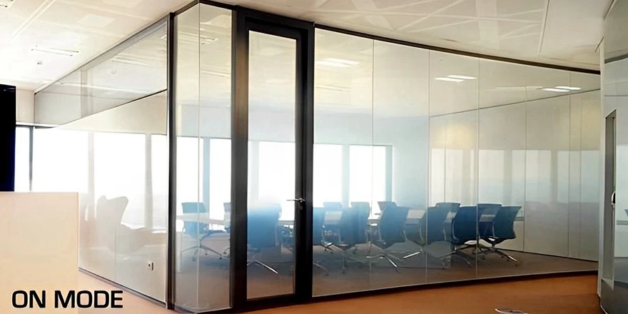 smart switchable glass partition walls