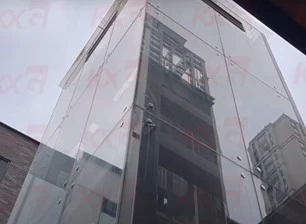 جدار المصعد من الزجاج الرقائقي الشفاف