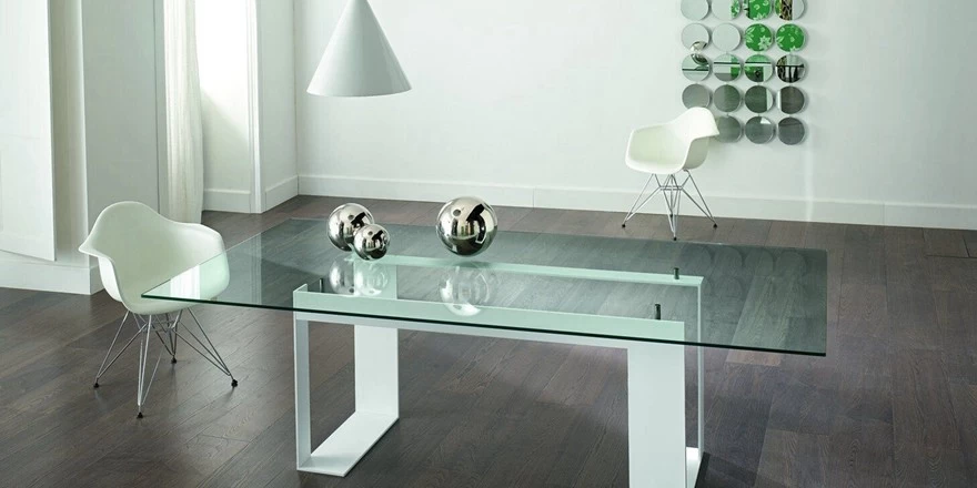 glass dining room table sets supplier