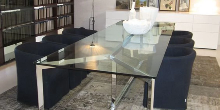 dining room table glass wholesale