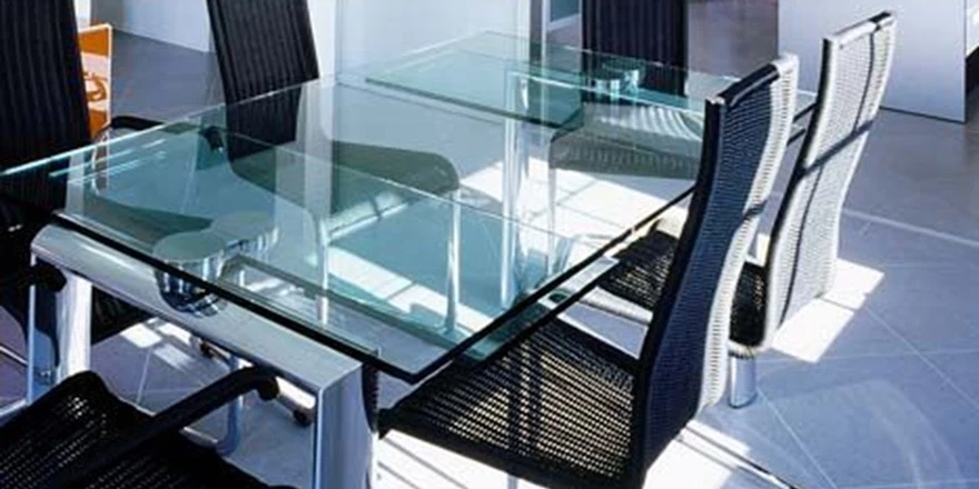 glass tables manufactured for dining room 