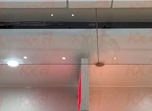 Fireproof Curtain Glass In The Mall