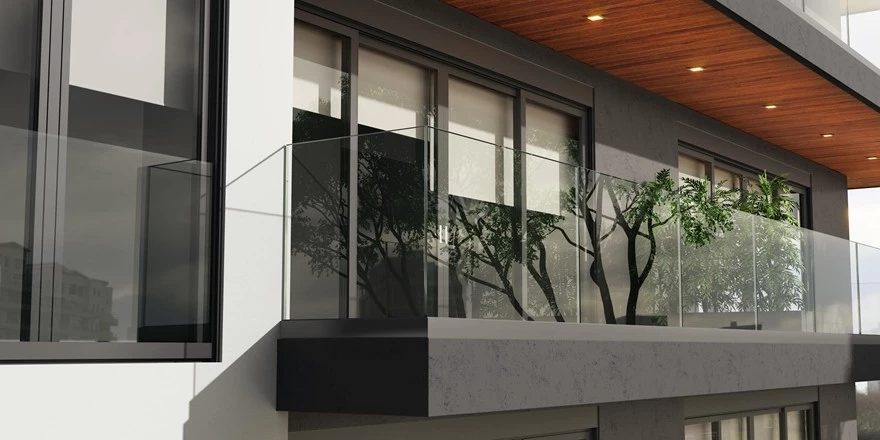 clear glass balcony railing manufacture