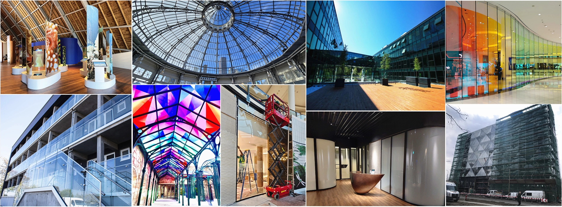 SZG vidro de alta qualidade para paredes de cortina clarabóias grades de varanda divisórias de lojas