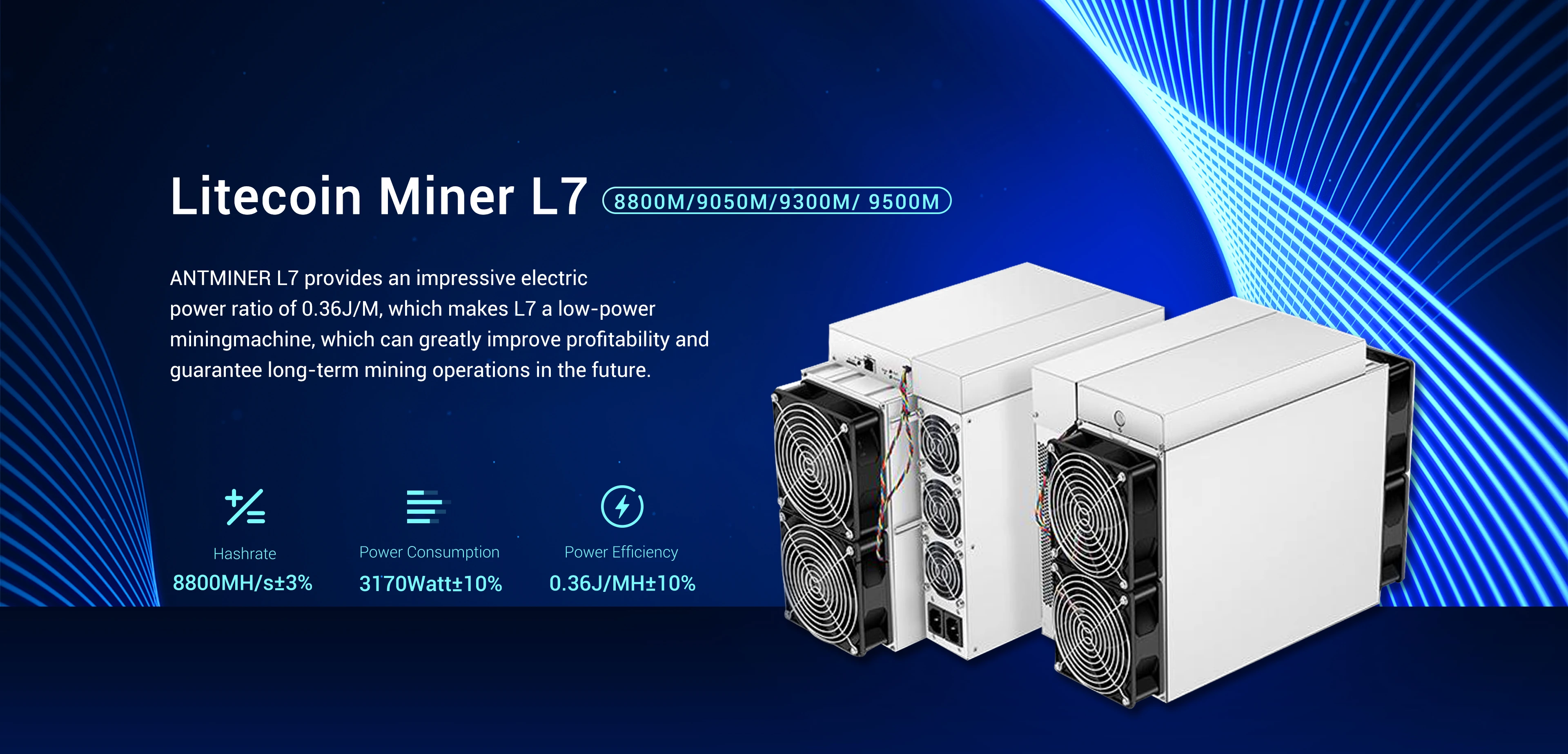 Bitcoin Miner ASIC MicroBT Whatsminer M30S+ Bitcoin Miner - 100TH/S Renewed  Unit With PSU (3400W, 34J/TH) Renewed Crypto Miner