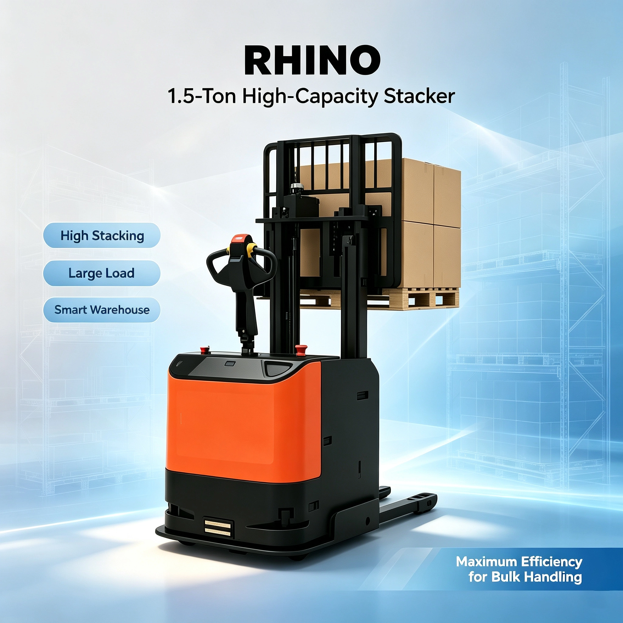 China 1500KG Autonomous Forklift AMR Robot manufacturer
