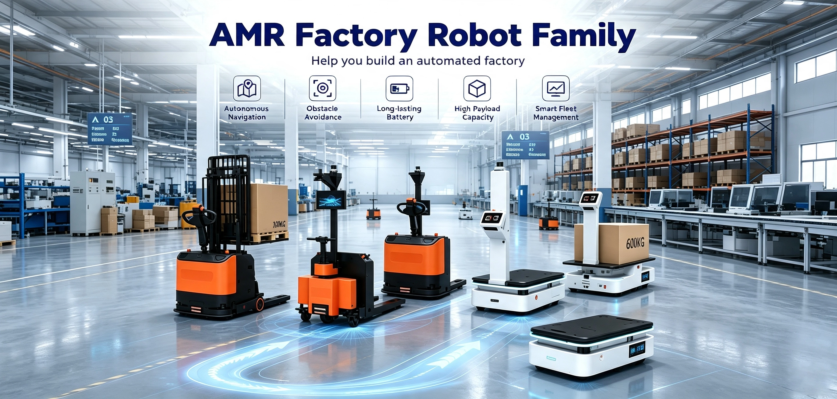 AMR Factory Delivery Robot