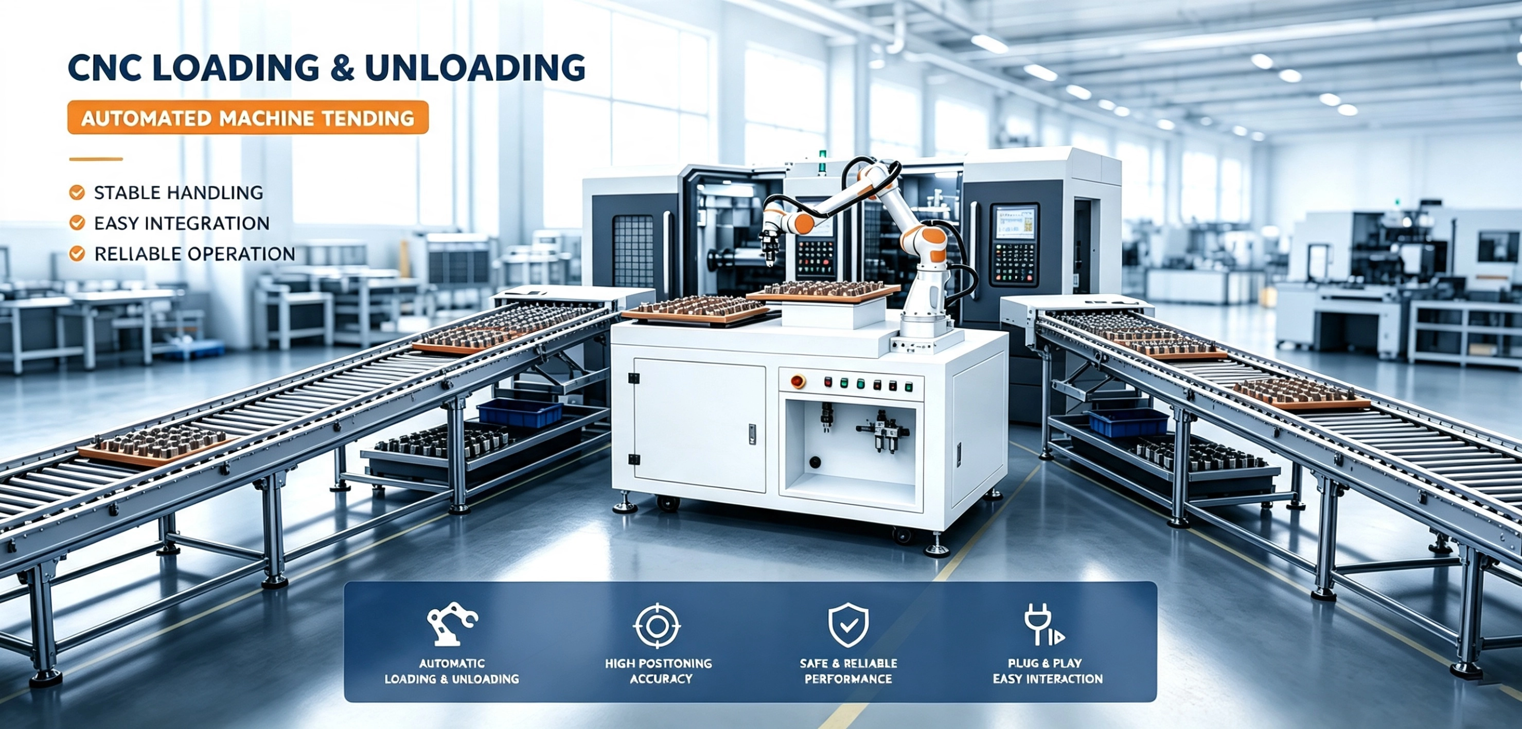 CNC Loading & Unloading Robot