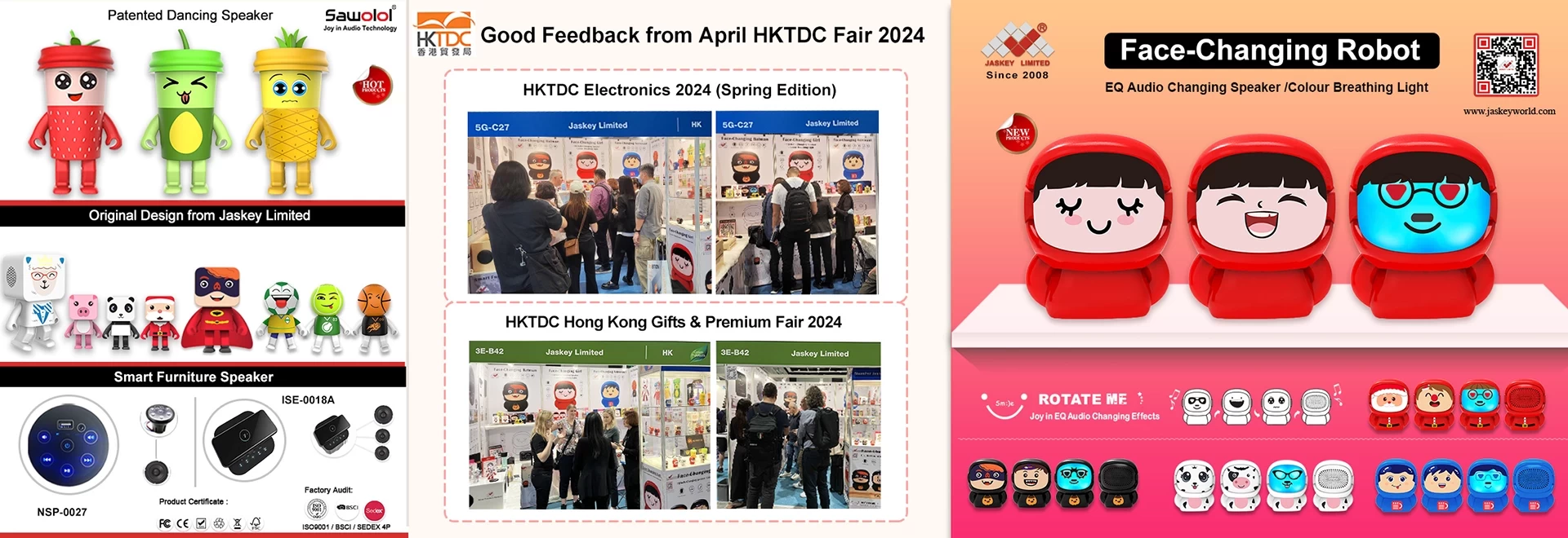 Bons retours de HKTDC Electronics 2024 (édition de printemps) et du salon des cadeaux et des primes
