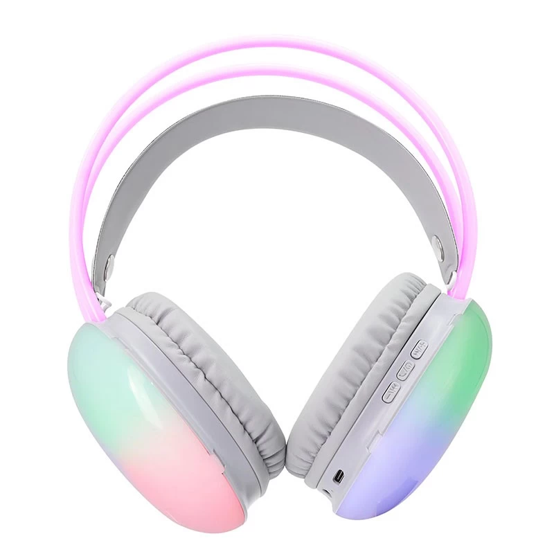 China RGB Light Bluetooth headphone manufacturer