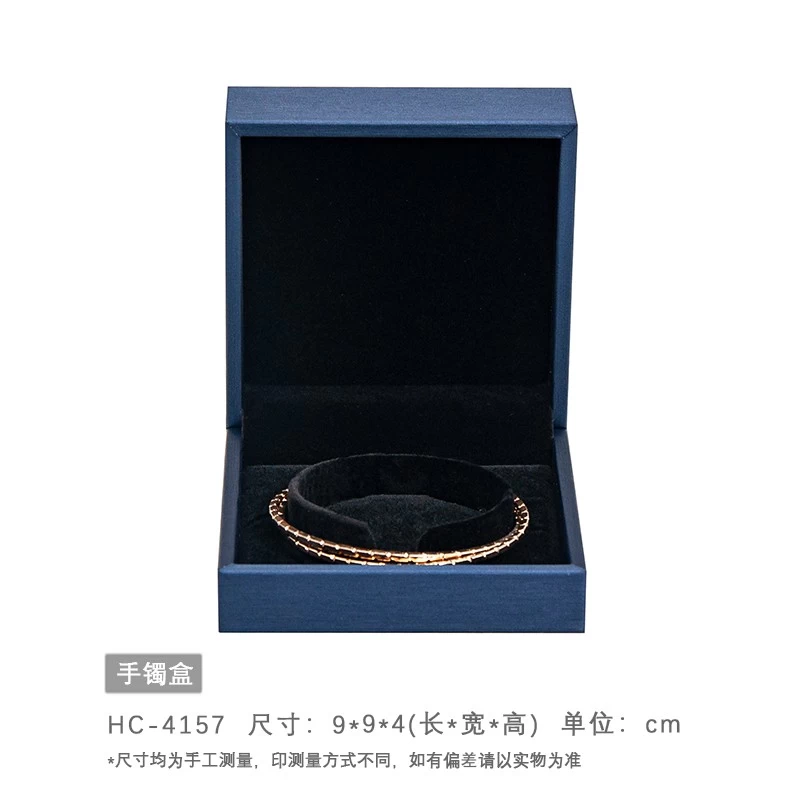 classical style jewelry box set for all kinds of jewelry packaging with blue and silver can be offered