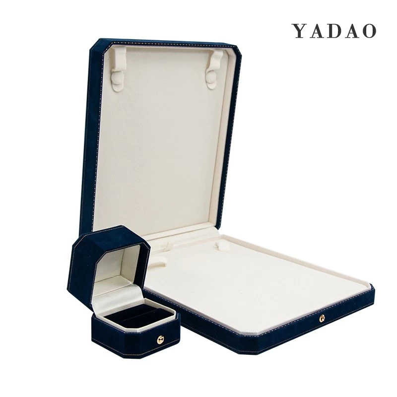 Cartier box model octangle velvet jewelry packaging box ring earring pendant bangle box gift packing