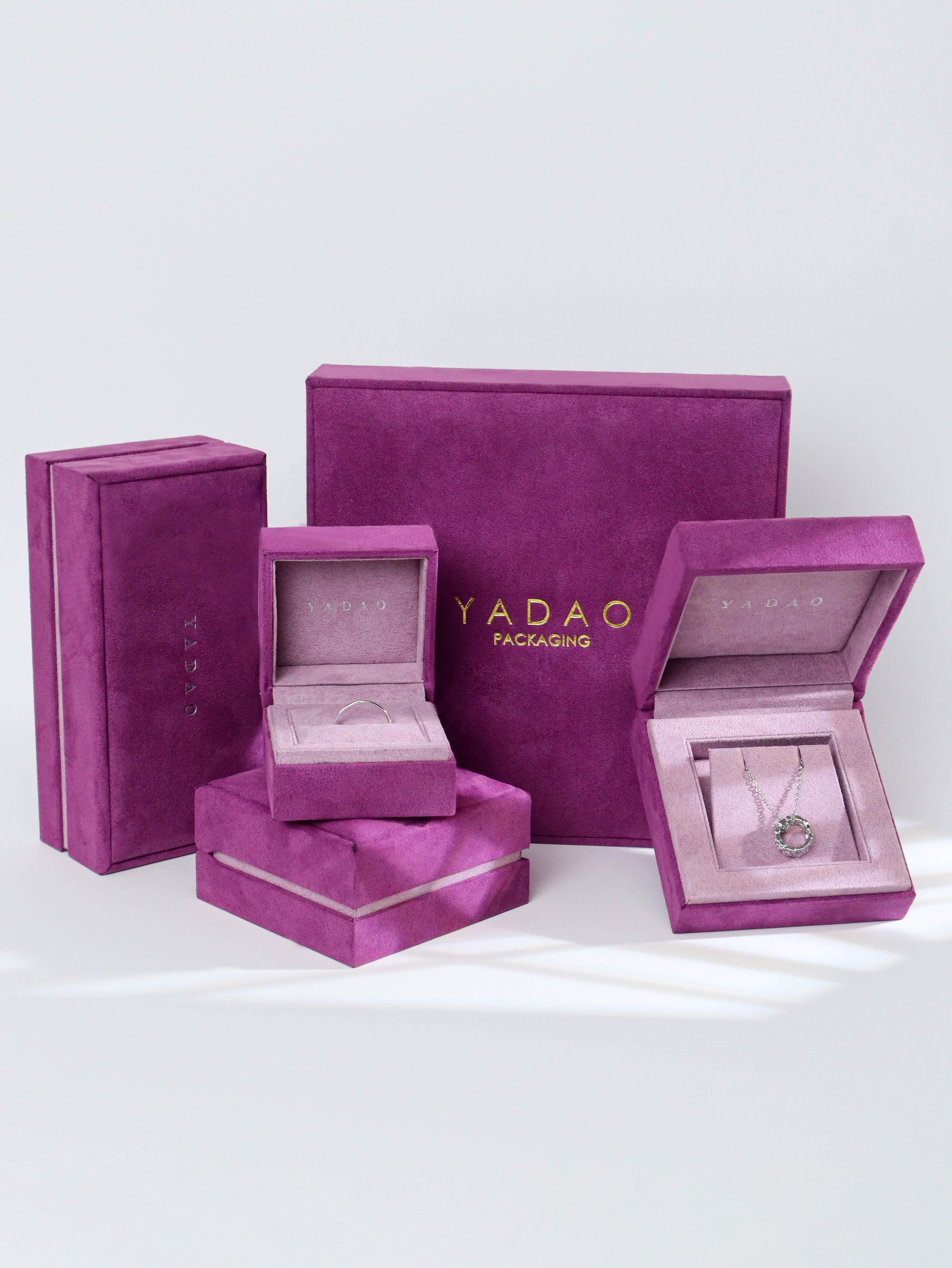 YADAO Packaging Launches New Violet Velvet Jewelry Box Collection