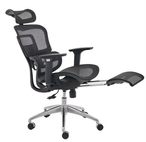 中国 Newcity 809AR 高品质人体工学躺椅带脚凳尼龙全网背和座椅人体工学办公椅多功能人体工学网椅供应商中国 制造商