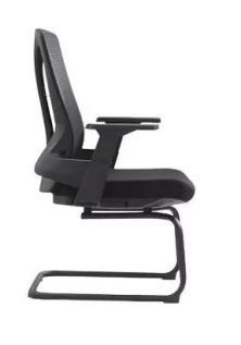 Newcity 527C 热销弓金属烤漆框架网椅批发现代设计人体工学家庭办公访客椅舒适有吸引力的网椅供应商佛山中国