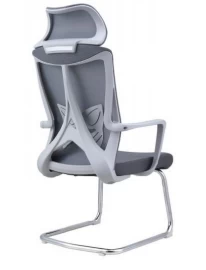 Newcity 517C ثابت القوس الإطار شبكة كرسي النسيج كرسي الزائر الساخن بيع مؤتمر شبكة كرسي الصانع الصين
