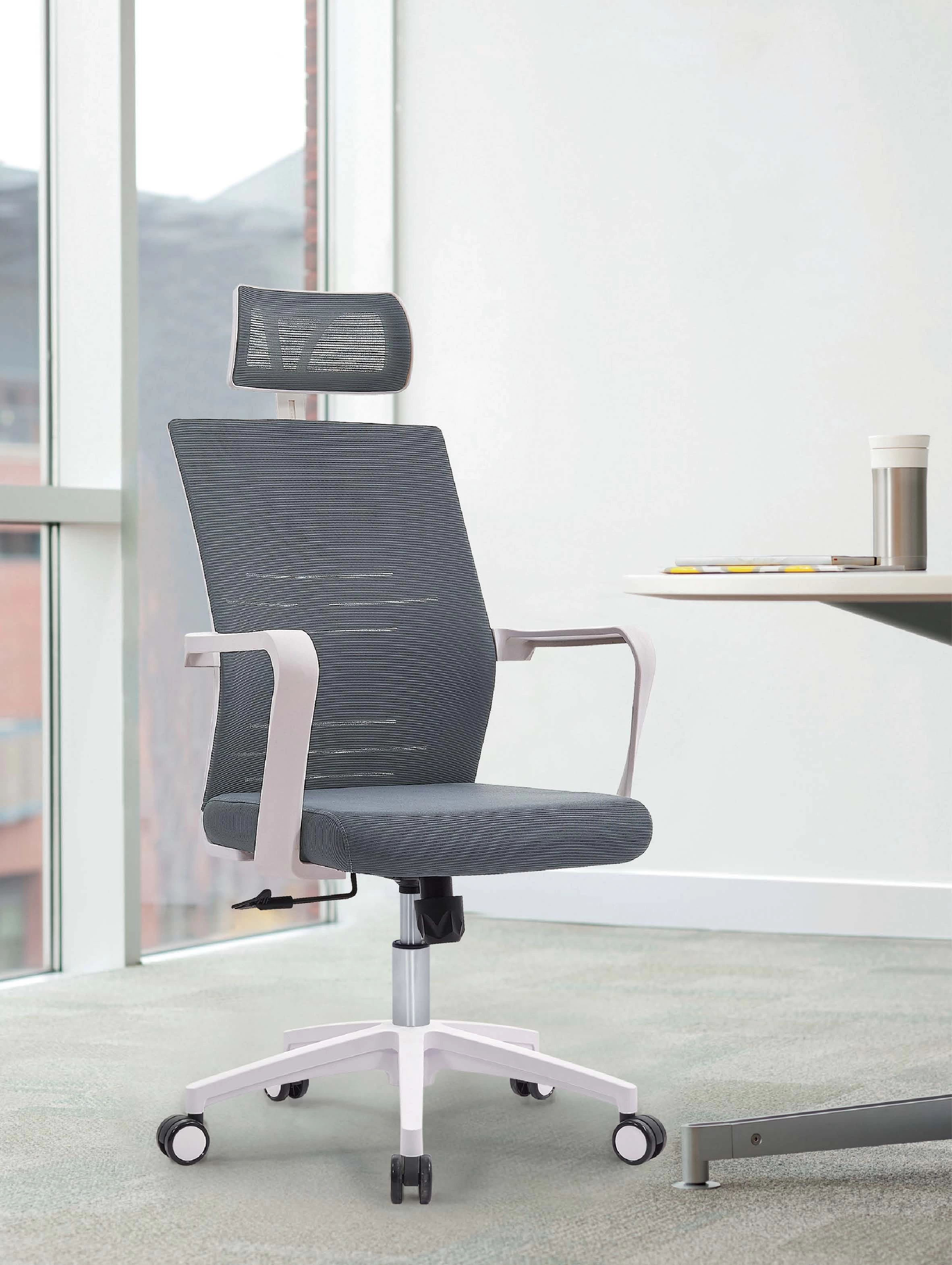 Newcity 507A Modern, ergonomic, cu spate înalt, plasă pivotantă Suport lombar confortabil, plasă pentru birou Scaun de birou, tetiera reglabilă, pentru manager, furnizor de scaune din plasă Foshan China