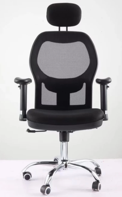 Newcity 612A Chaise de bureau en maille Design ergonomique Appui-tête réglable confortable Chaise pivotante en maille Fabricant Chine Chaise en maille à cadre PP à deux étages