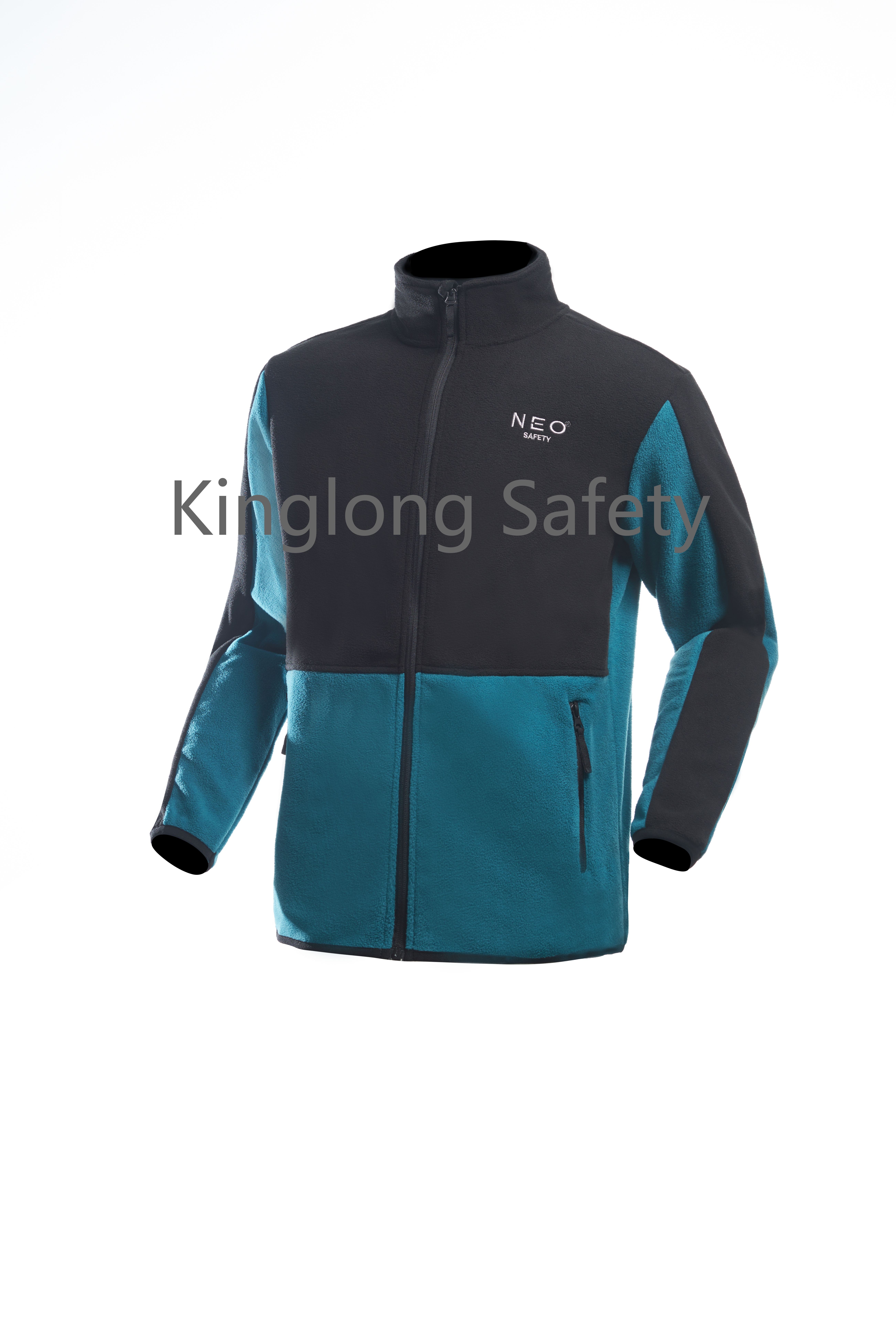 China Mens Reversible zipper Polar Fleece Jacket Winter Autumn Spring for men Custom Logo Outdoor Workwear Company Uniform manufacturer