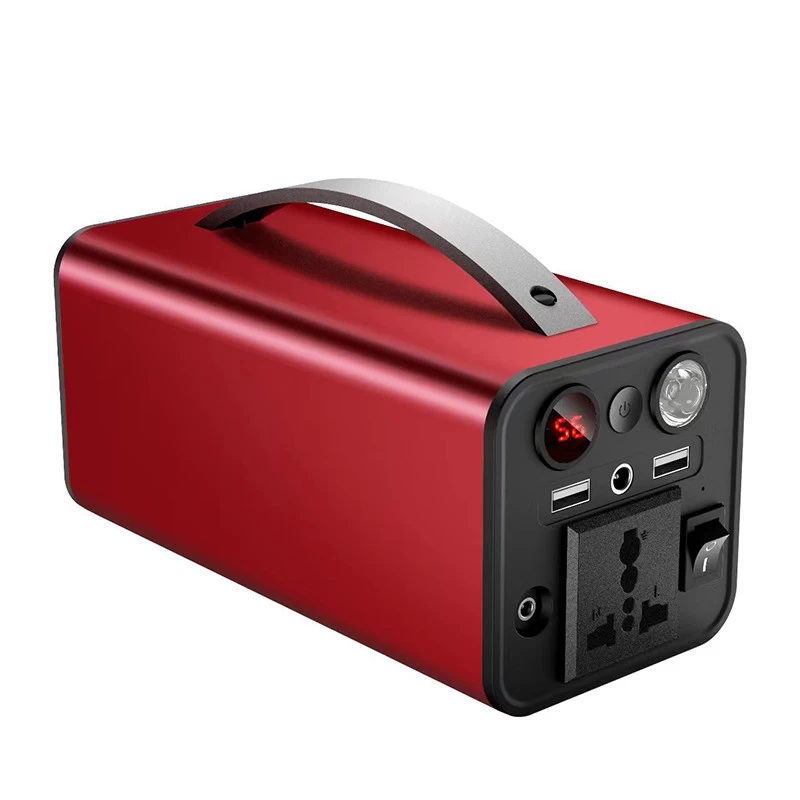 China 180W Red Portable Power Station manufacturer