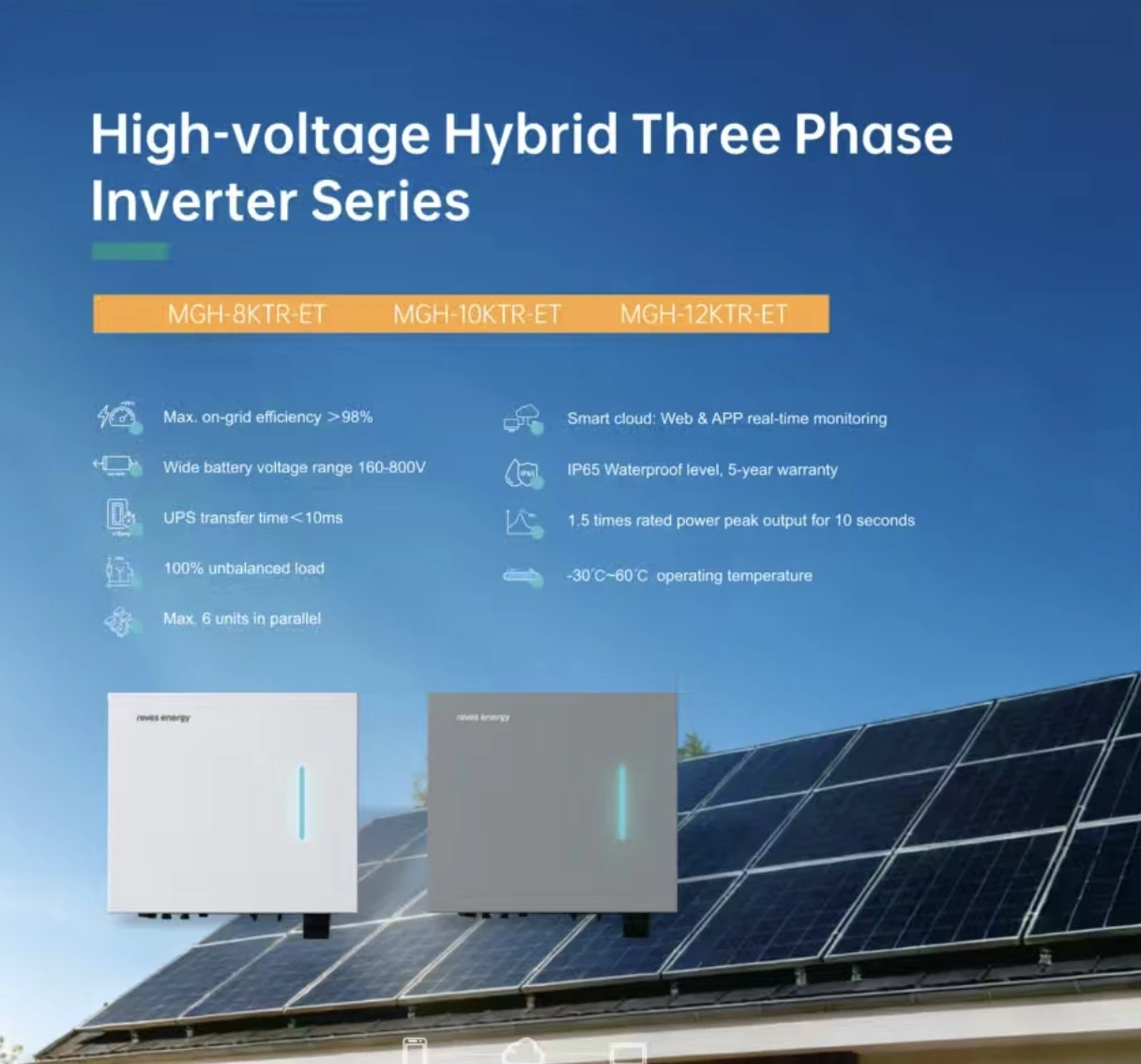 China 8KW To 12KW Three Phase Inverter manufacturer