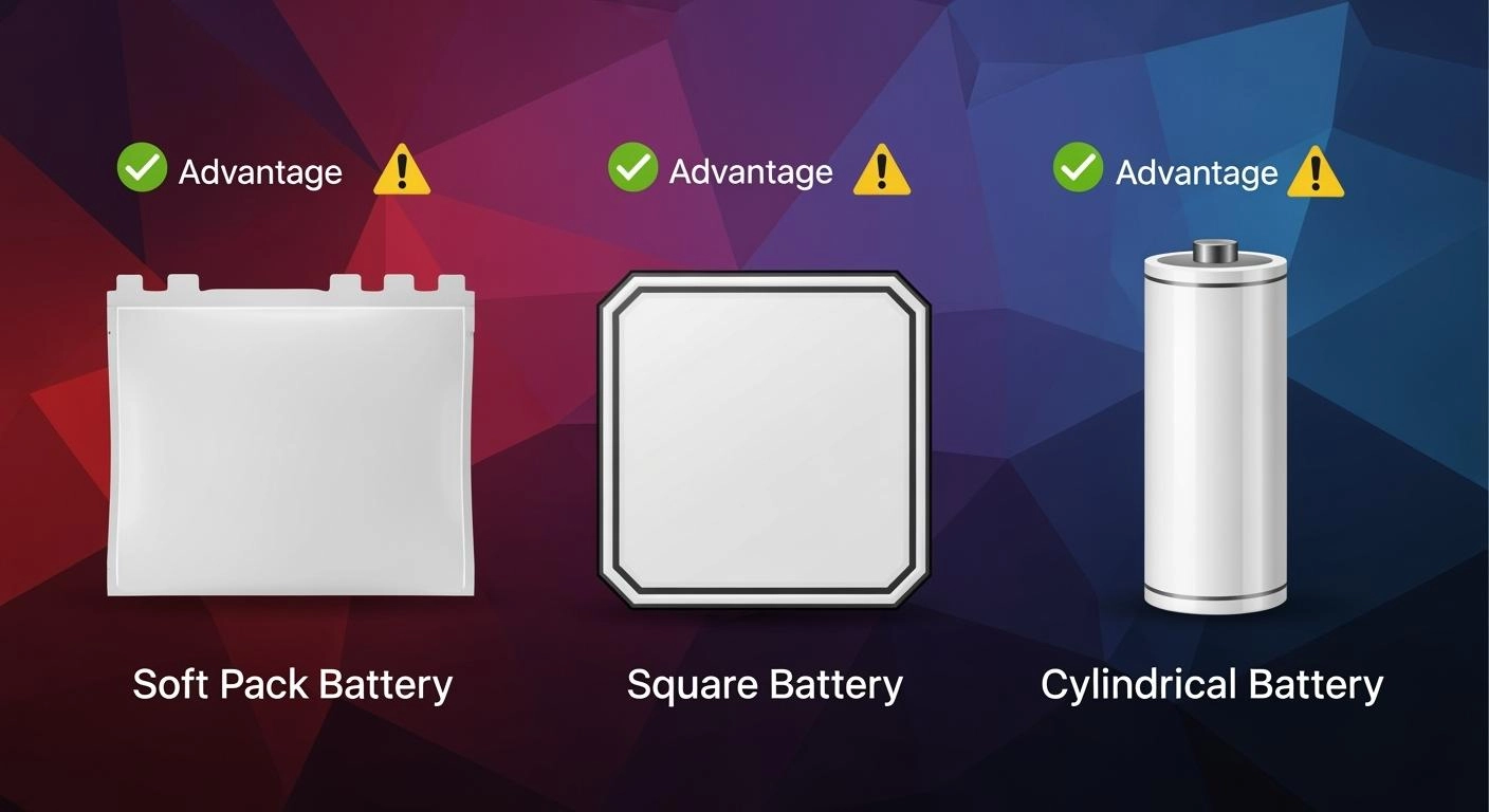 What are the characteristics and differences between soft-pack lithium batteries and hard-pack lithium batteries?