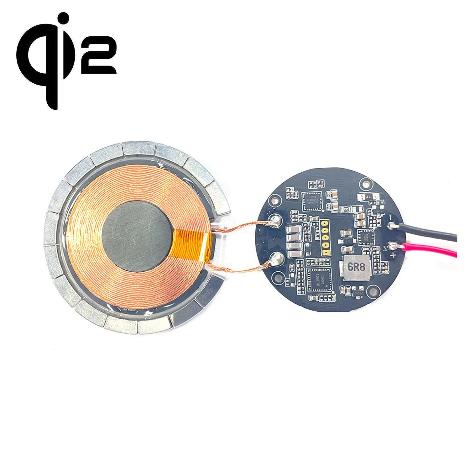 中国 qi2 MPP磁性快速无线充电模块磁铁发射器接收器15w快速Qi2 QI MPP两磁无线充电器模块定制 制造商