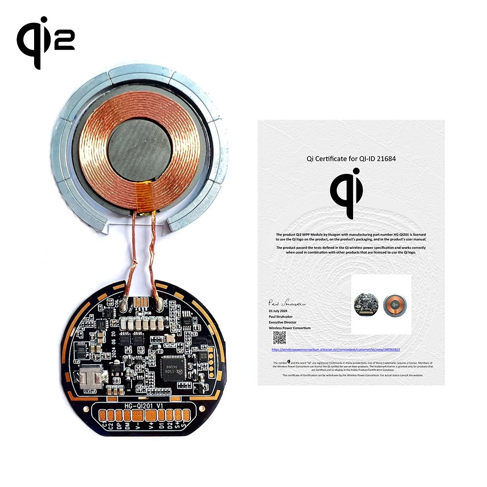 China 2025 QI2.2 25W Qi2 wireless charger manufacturer