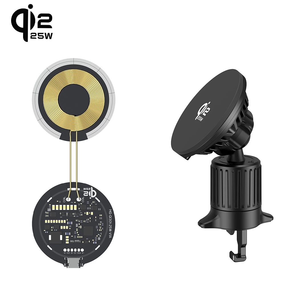 China 25W Qi2 25W wireless charger module manufacturer