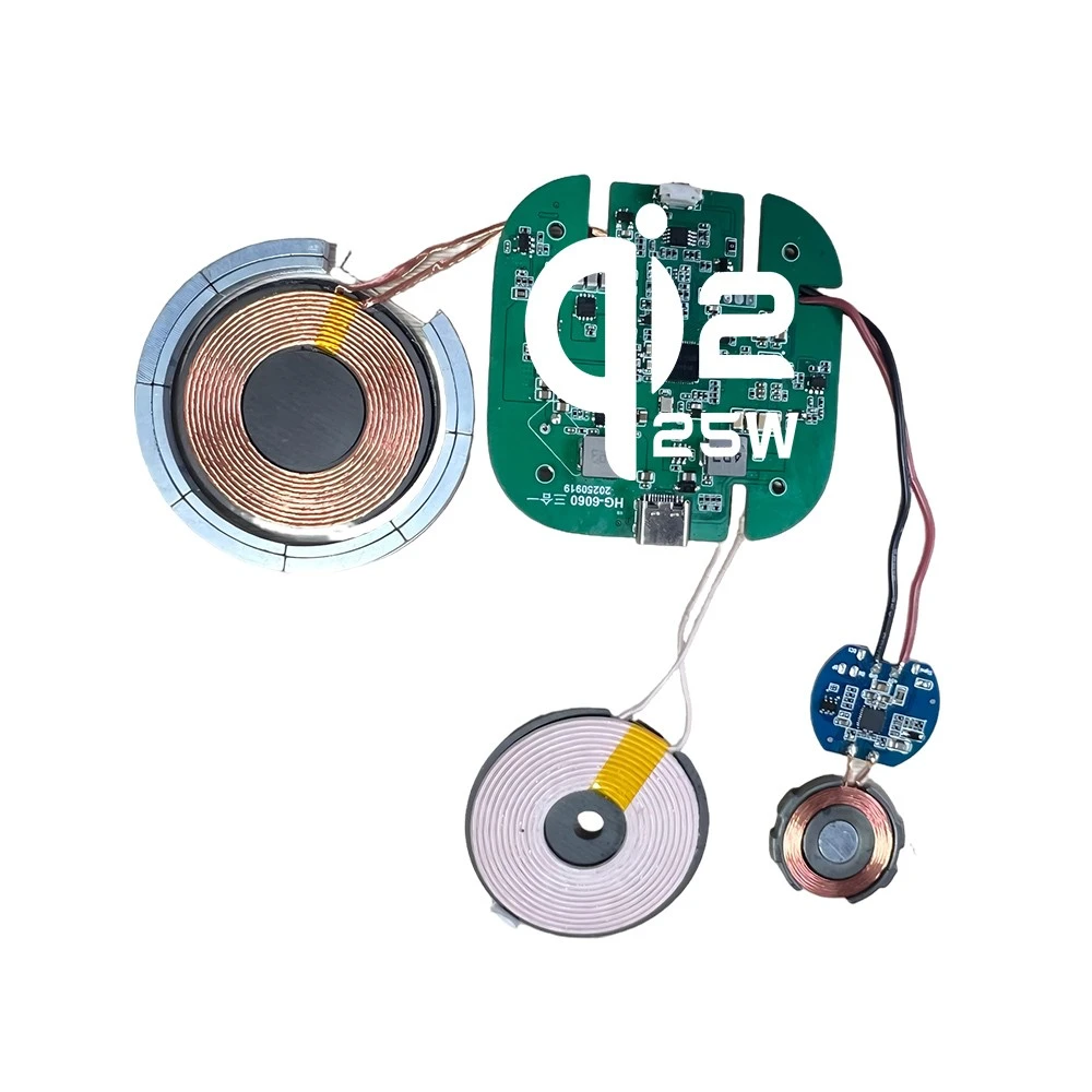 China China Módulo de carregador sem fio Qi2 25W 3 em 1 Módulo de carregamento sem fio Qi2.2 25W fábrica fabricante