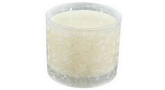 Newly designed square clear glass candle jars with lids,Sunny Glassware