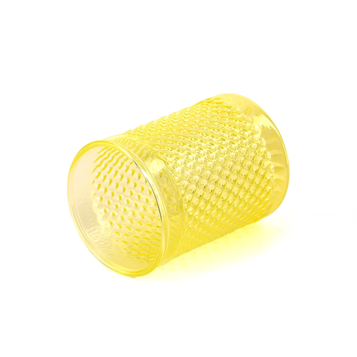 China Wholesale dimpled grain pattern yellow empty jar glass candle jar home decoration manufacturer