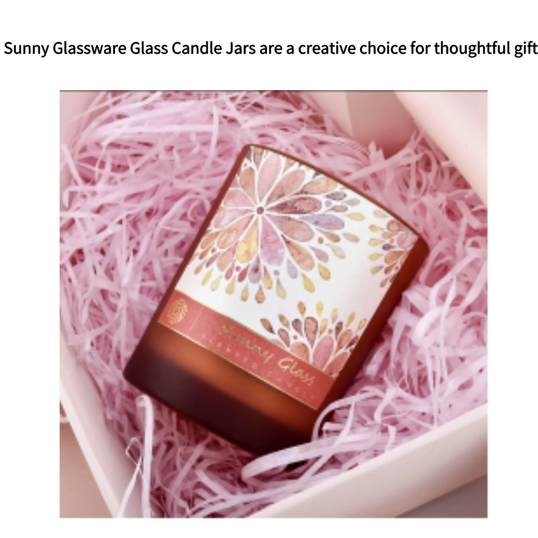 Sunny Glassware glass candle jars are a creative choice for thoughtful gifts