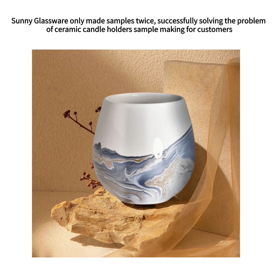 قامت شركة Sunny Glassware بصنع عينات مرتين فقط، مما أدى بنجاح إلى حل مشكلة صنع عينات حاملات الشموع الخزفية للعملاء