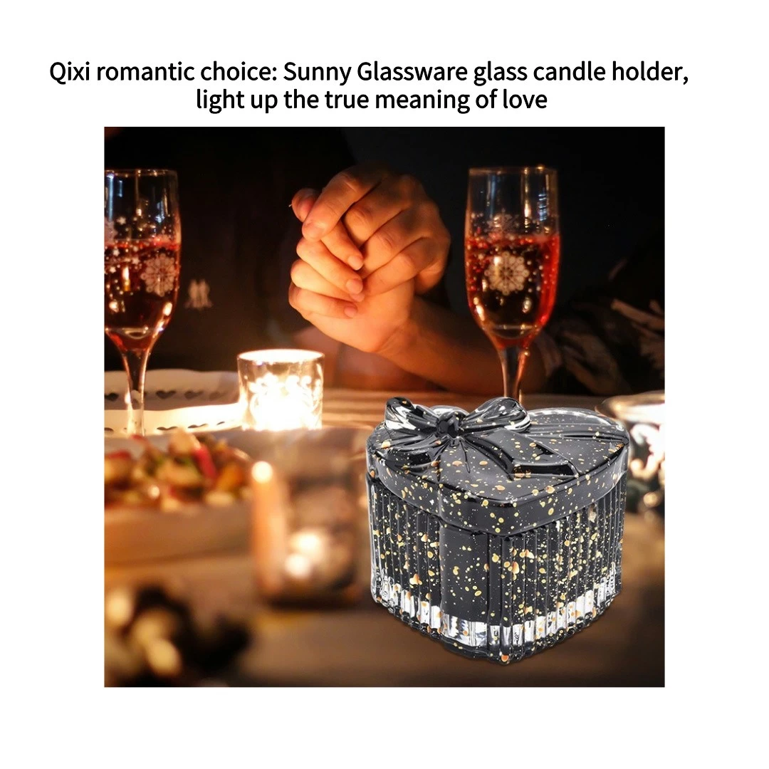 Qixi romantic choice: Sunny Glassware glass candle holder, light up the true meaning of love