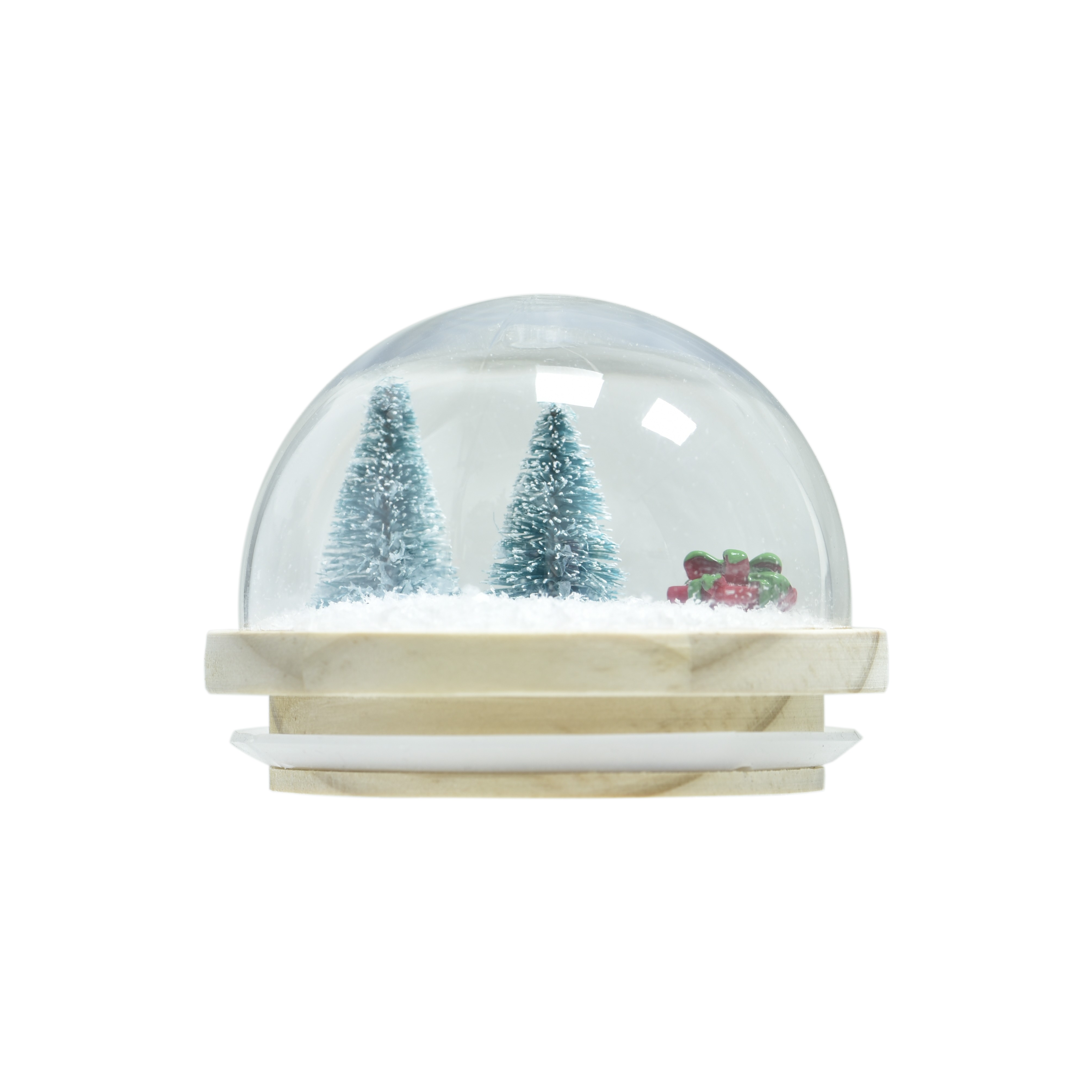China Custom wholesale 3D printed Christmas trees and snowflakes and other hemispherical wood lids manufacturer