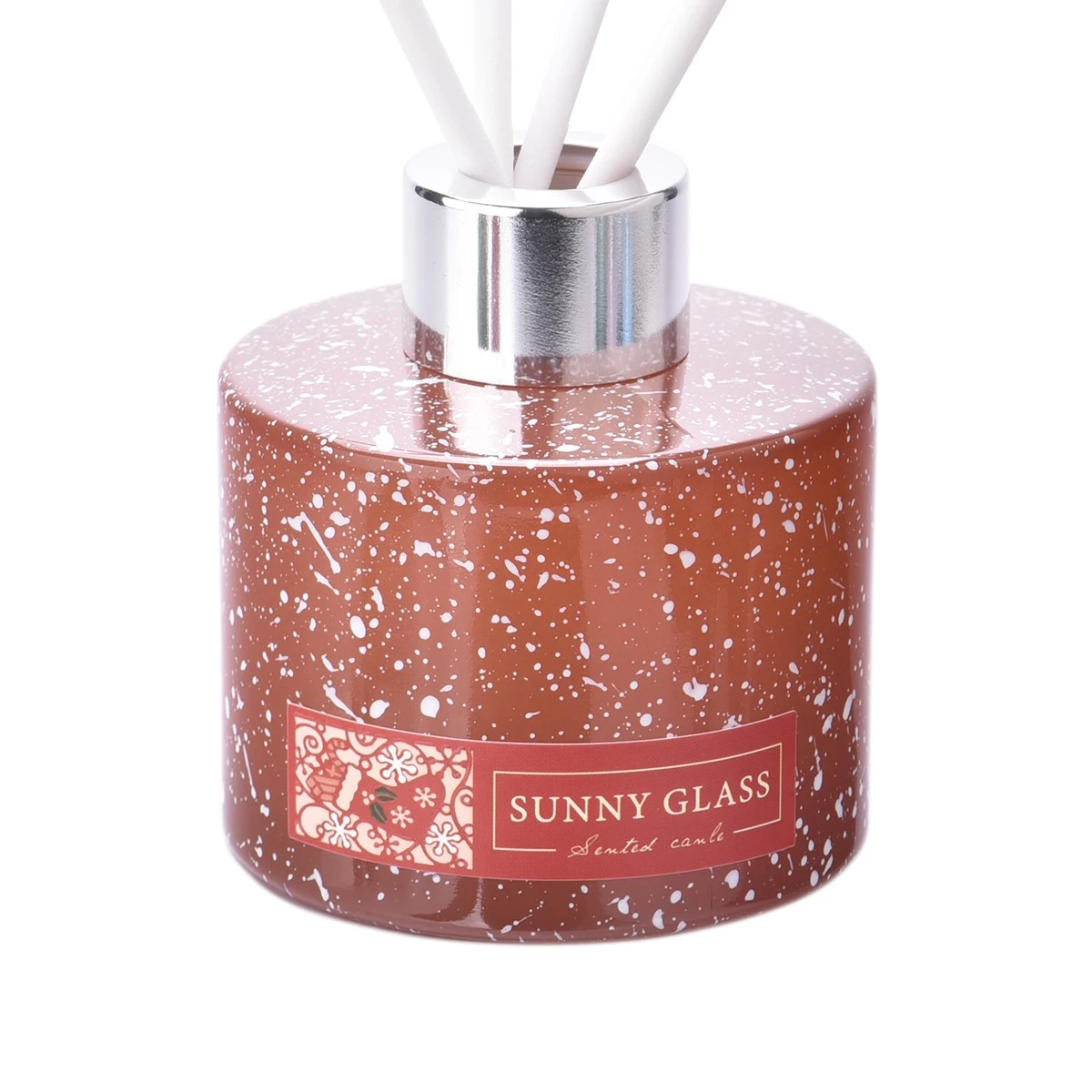 Luxury Private Label Turquoise Christmas Glass Diffuser Bottles Home Decor