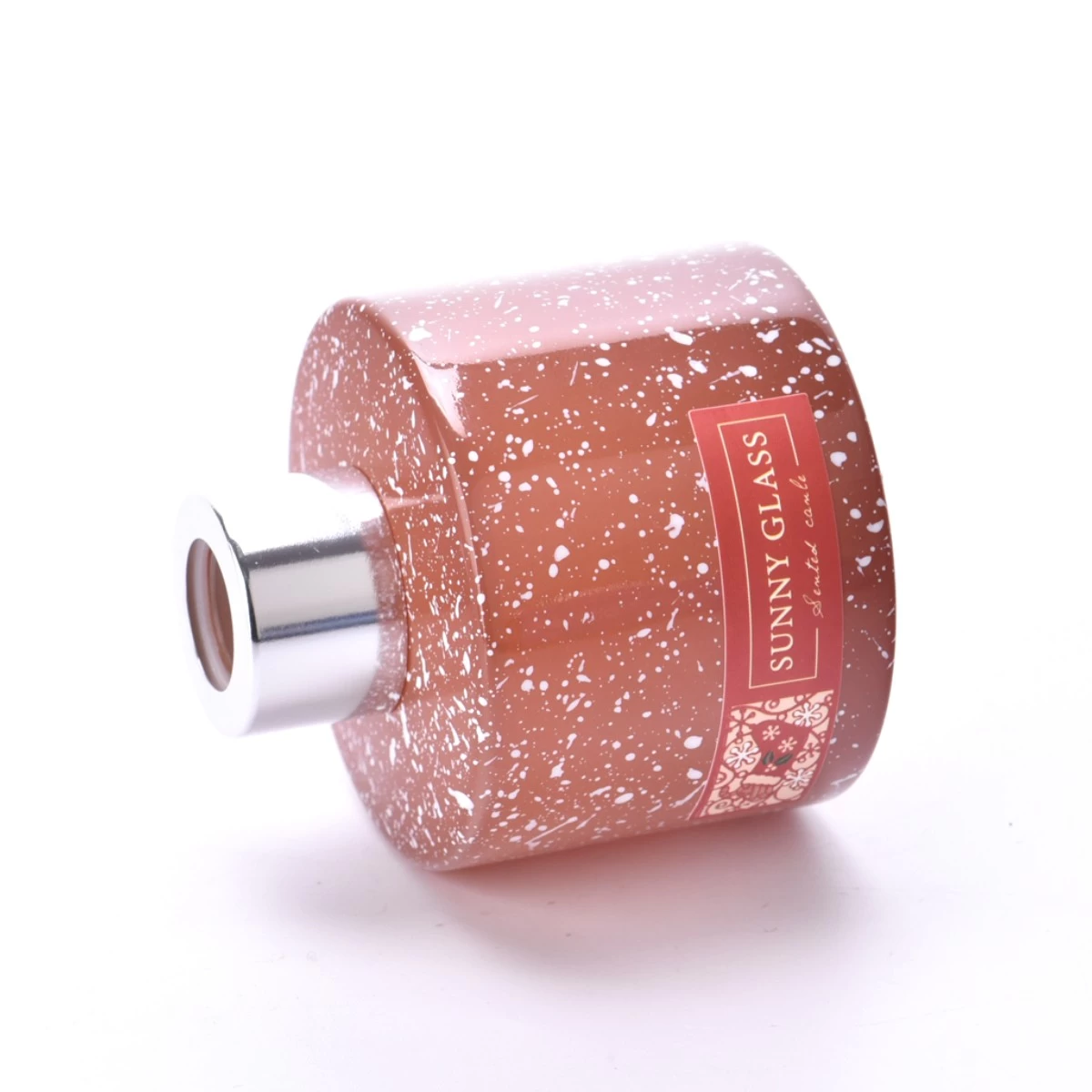 China Wholesale custom Christmas brown empty glass diffuser bottles for holiday decorations manufacturer