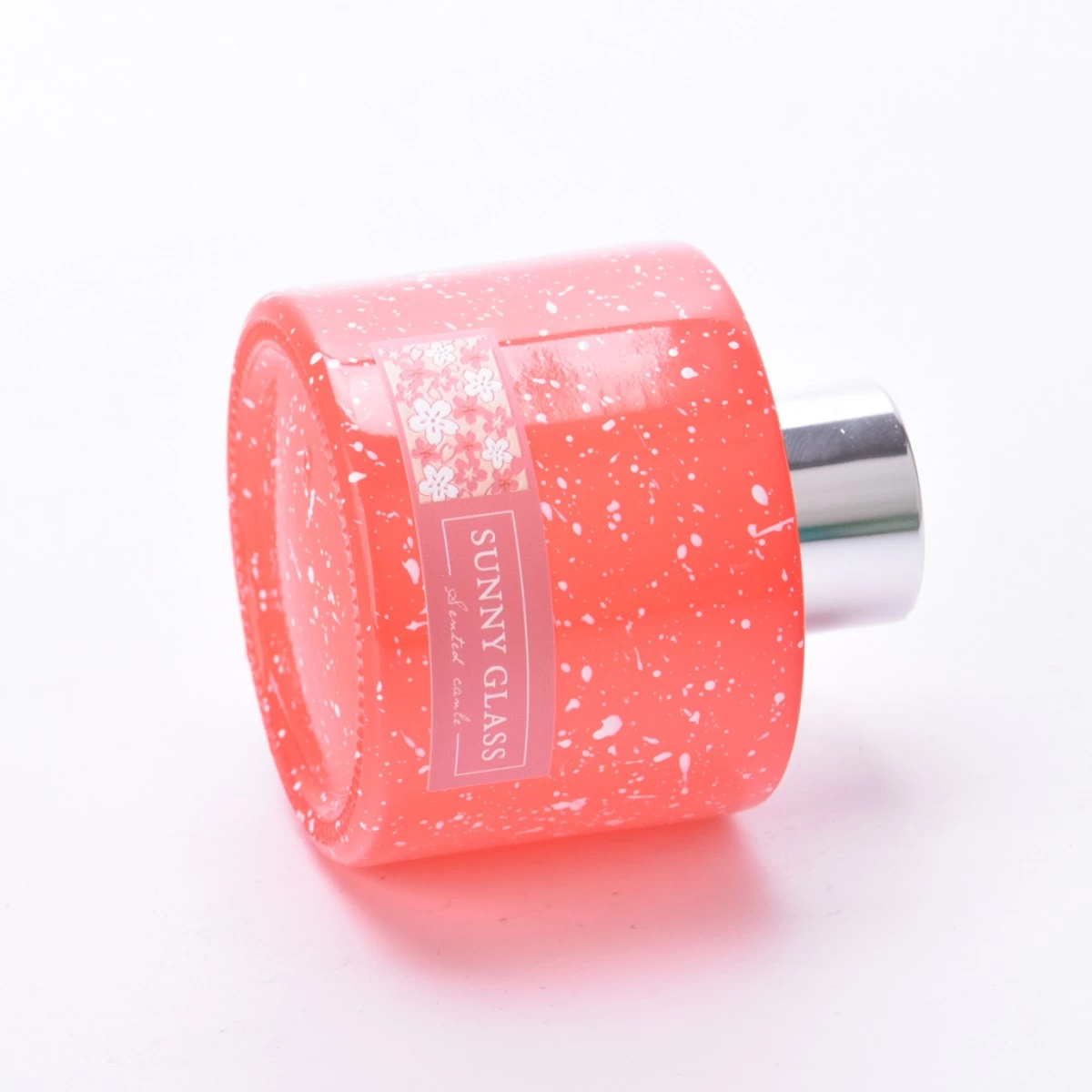 China High quality light red Christmas glass diffuser bottles wholesale manufacturer